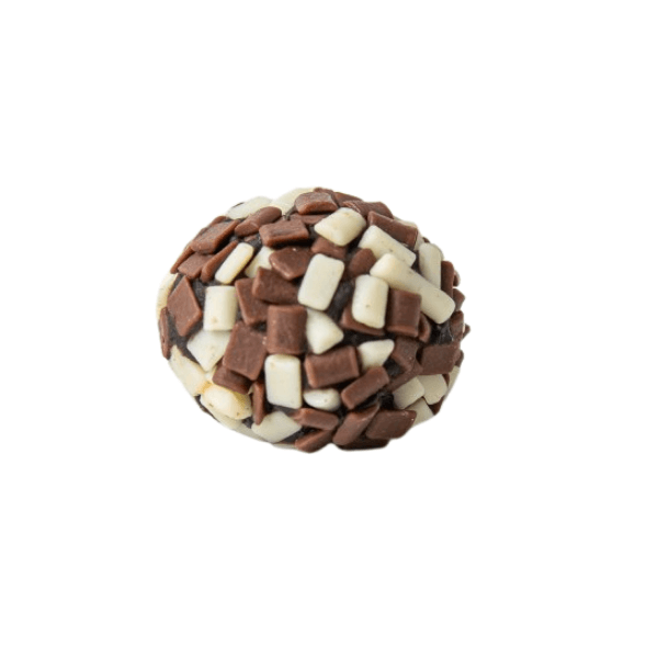 Brigadeiros de Chocolate Tradicional Blanco y Negro