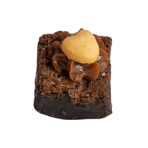Mini Brownies con Mini Galletita Corazón